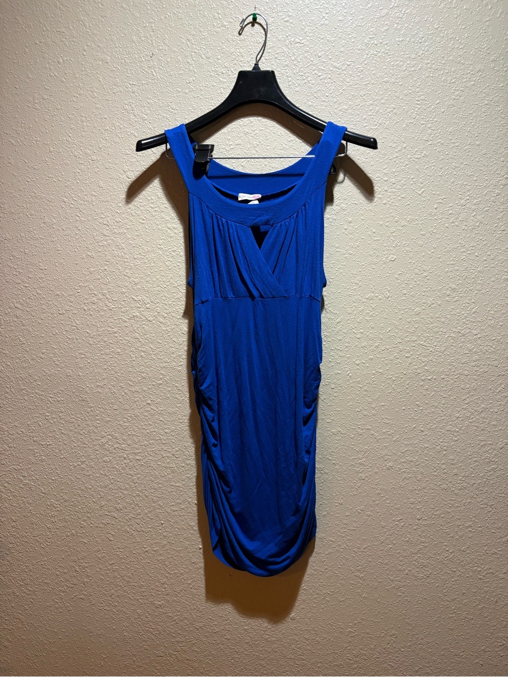 Body Central Royal Blue Sleeveless Midi Dress